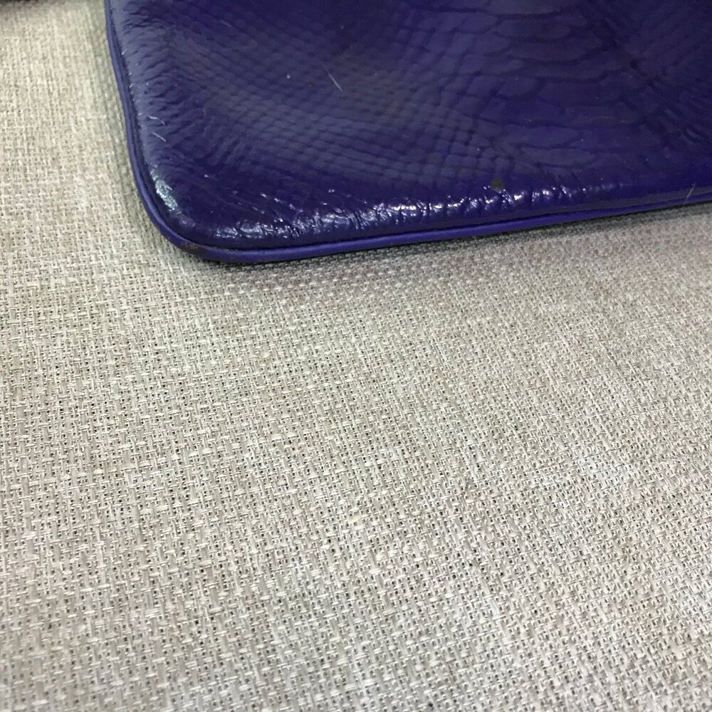 Marc Jacobs Purple Python Percy Turnlock Crossbod… - image 7